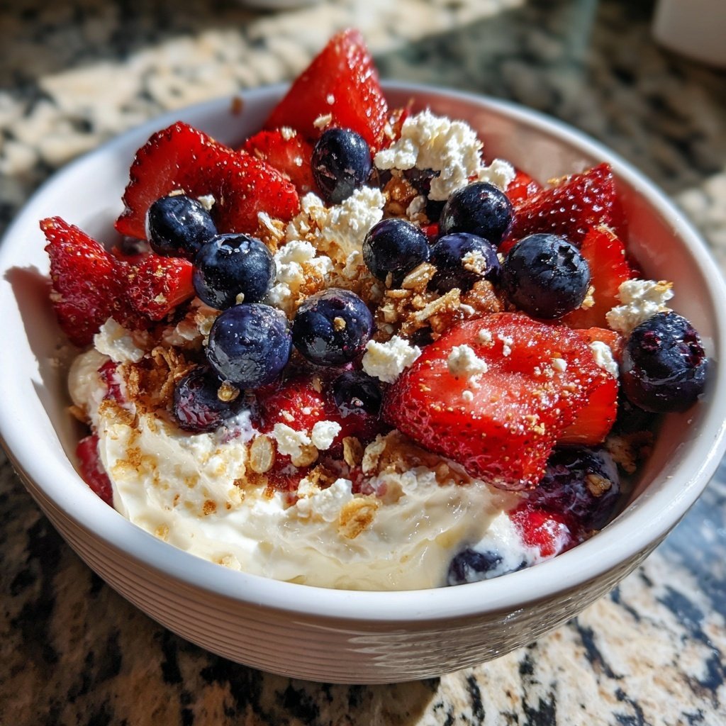 Frühstücksideen mit Beeren und Haferflocken