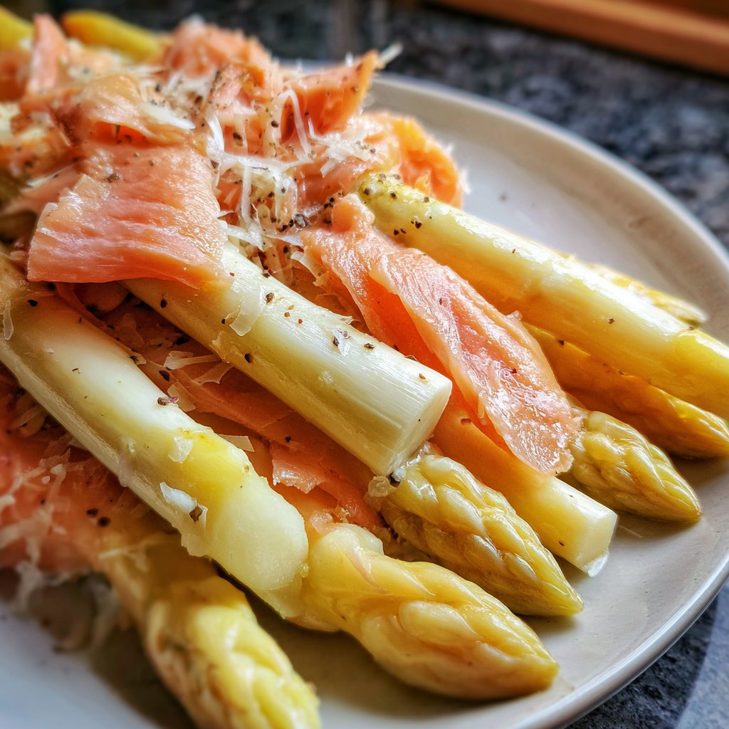 Grüner Spargel Mit Lachs