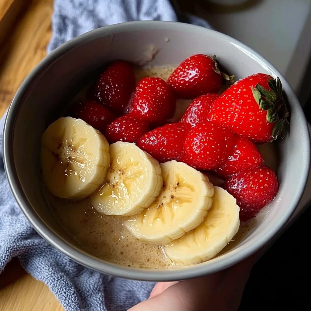 Panqueca de Morango com Banana