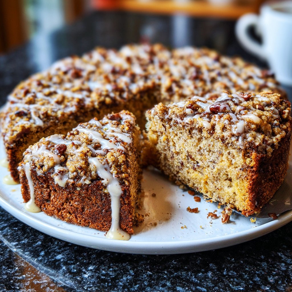 Bananenkuchen mit Nusskruste