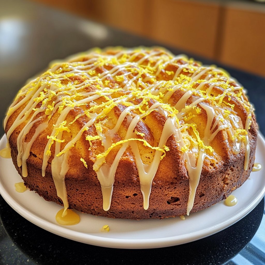 Zitronenkuchen ohne Backmischung