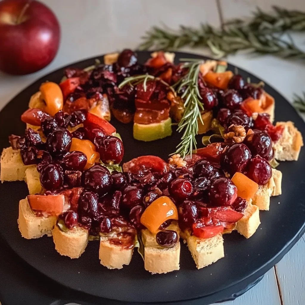 Einfache Cranberry-Walnuss-Crostini