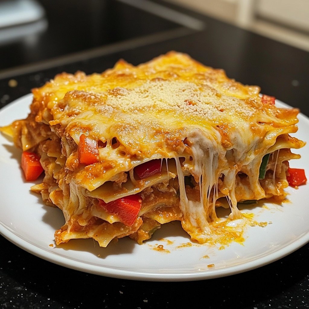 Lasagne mit Paprika