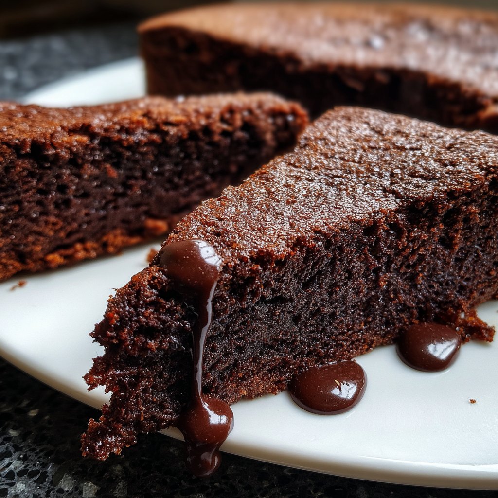 Gesunder Schokoladenkuchen ohne Zucker