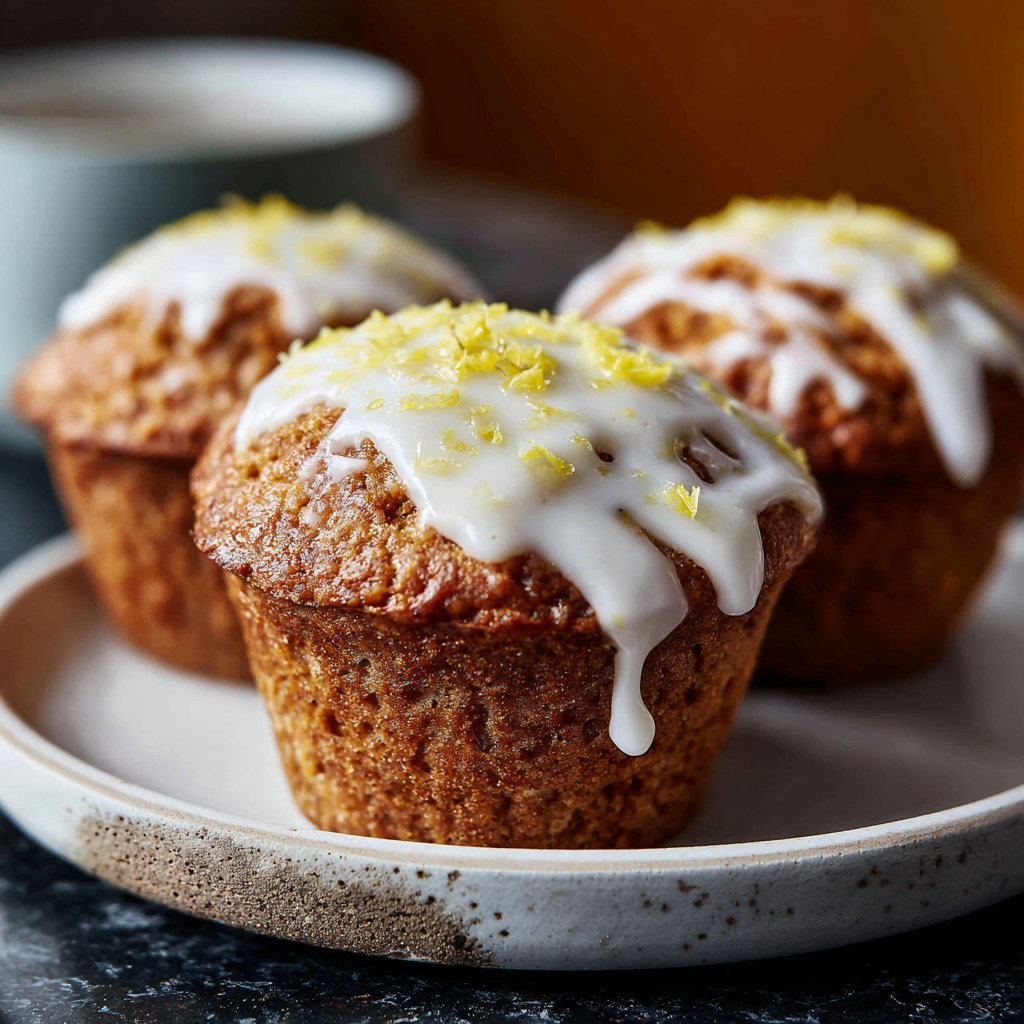 Muffins mit Joghurt und Zitrone