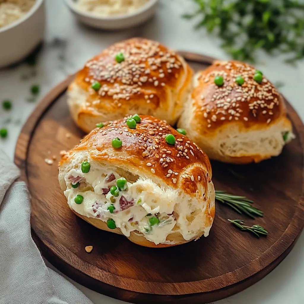 Blätterteig-Häppchen mit grünem Spargel & Schinken