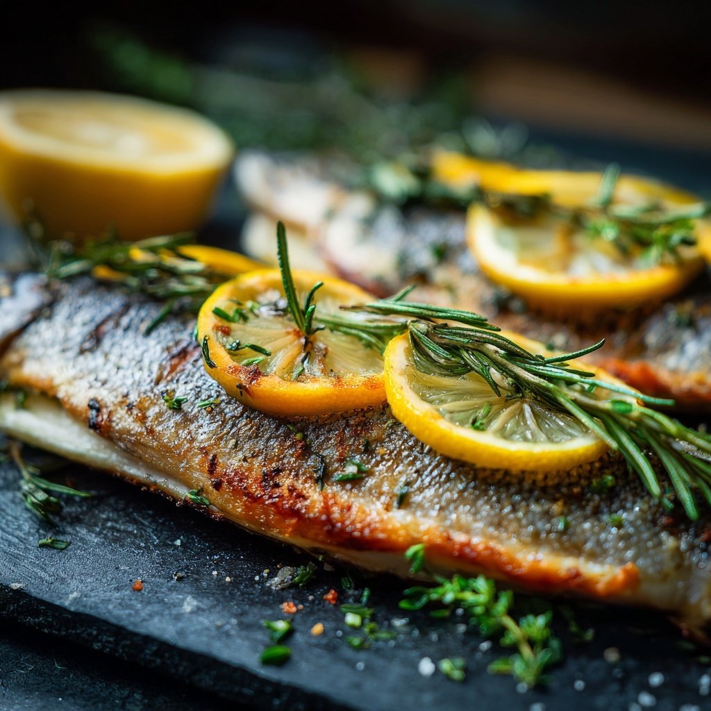 Gesund & Leicht Zitronen-Gegrillter Fisch