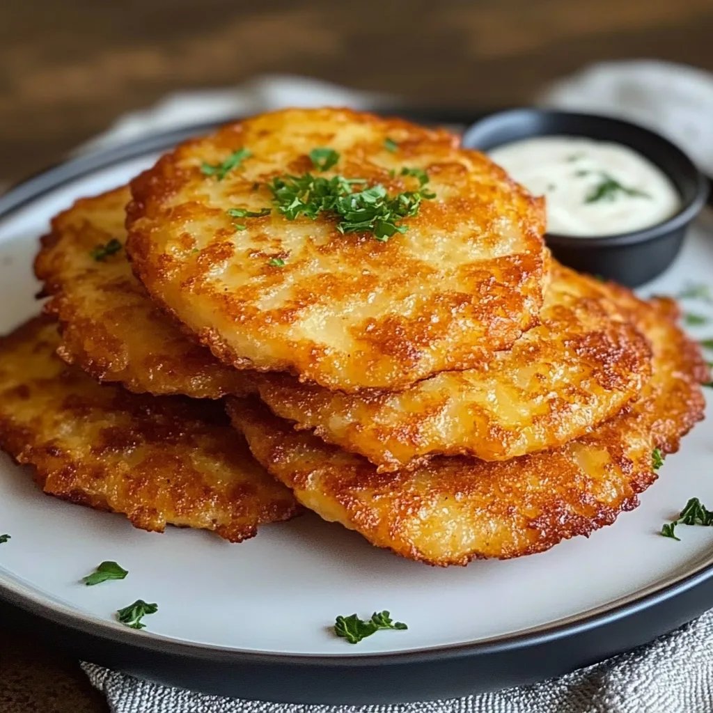 Knusprige Perfektion: Gesunde & Einfache Kalorienarme Hash Browns!