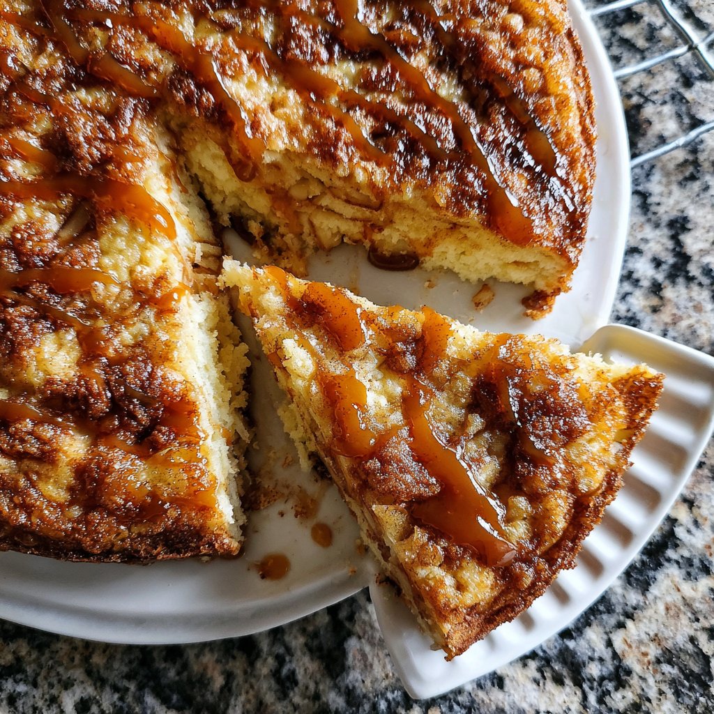 Pfannkuchen mit Apfel-Zimt-Topping