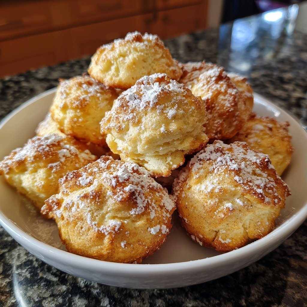 Quarkbällchen mit Zimt-Zucker