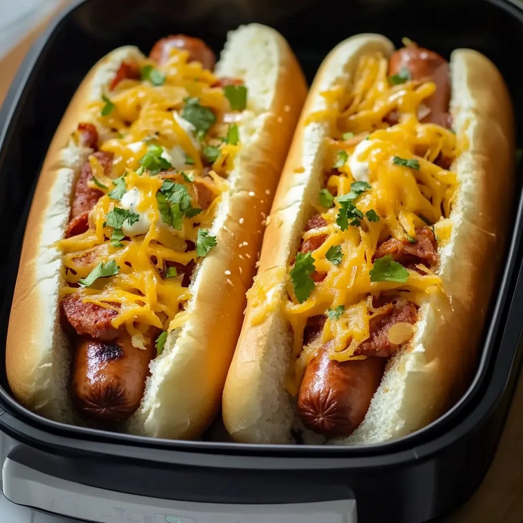Air Fryer Hotdogs