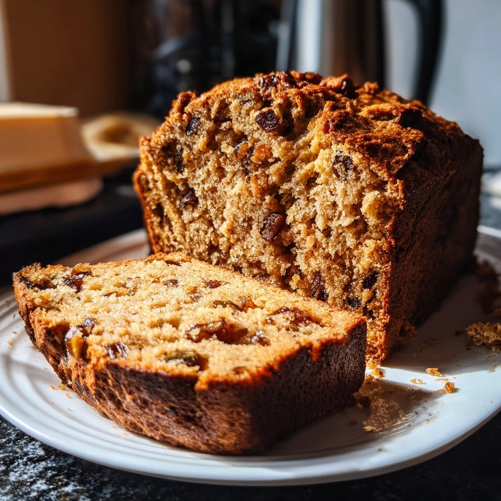 Bananenbrot mit Datteln
