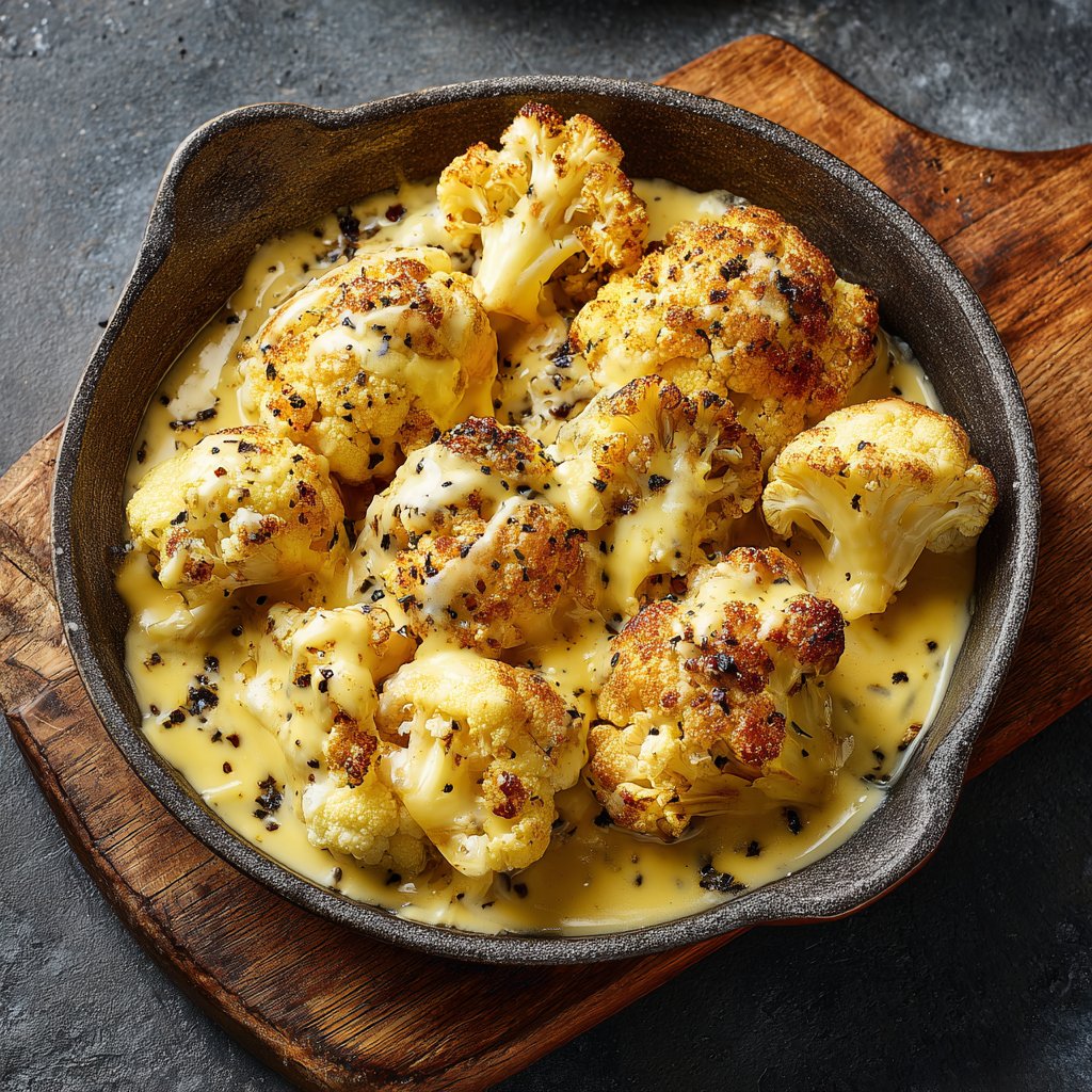 Blumenkohl mit Senfsauce