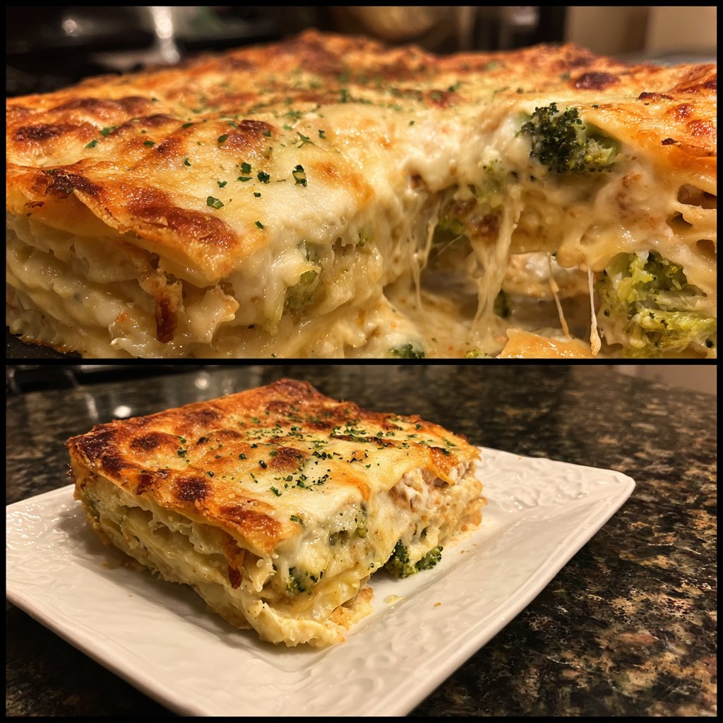 Lasagne mit Brokkoli