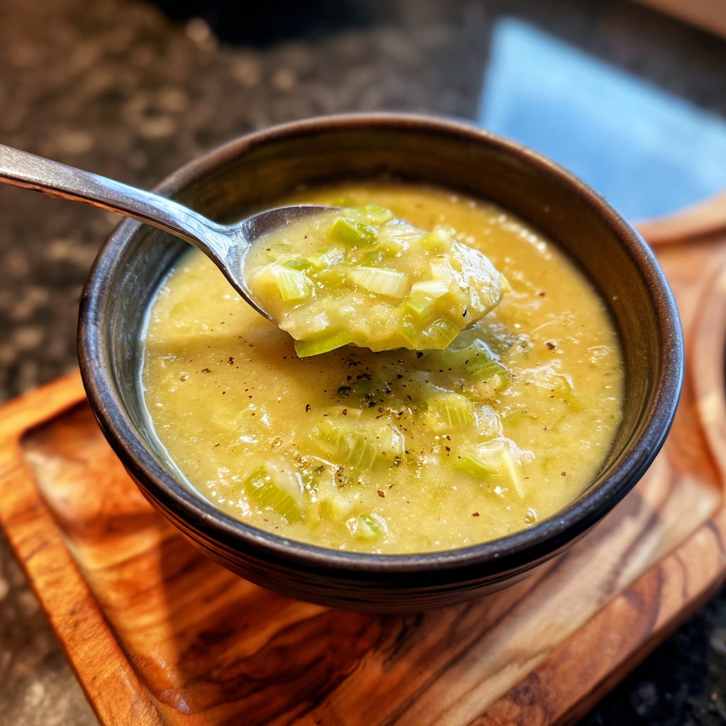 Blumenkohlsuppe mit Lauch