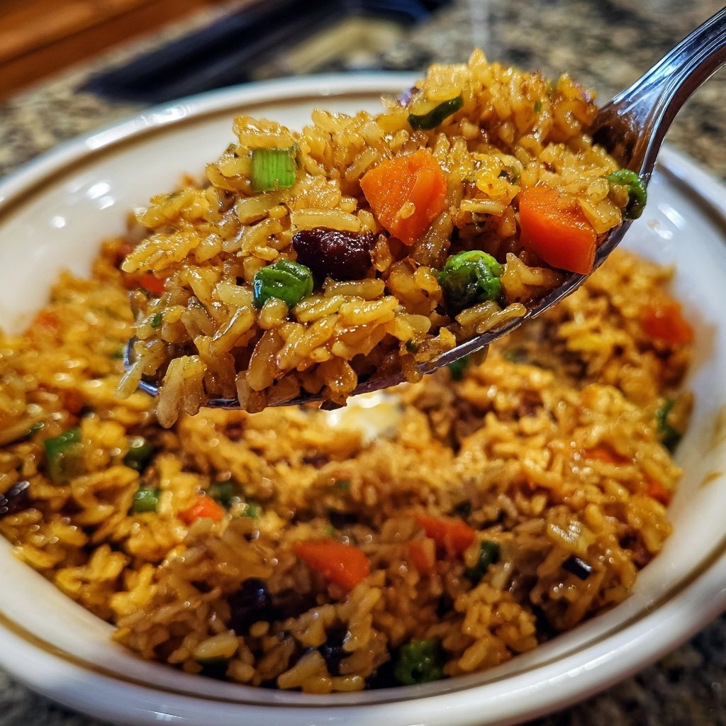 Gebratener Reis mit Sesamöl