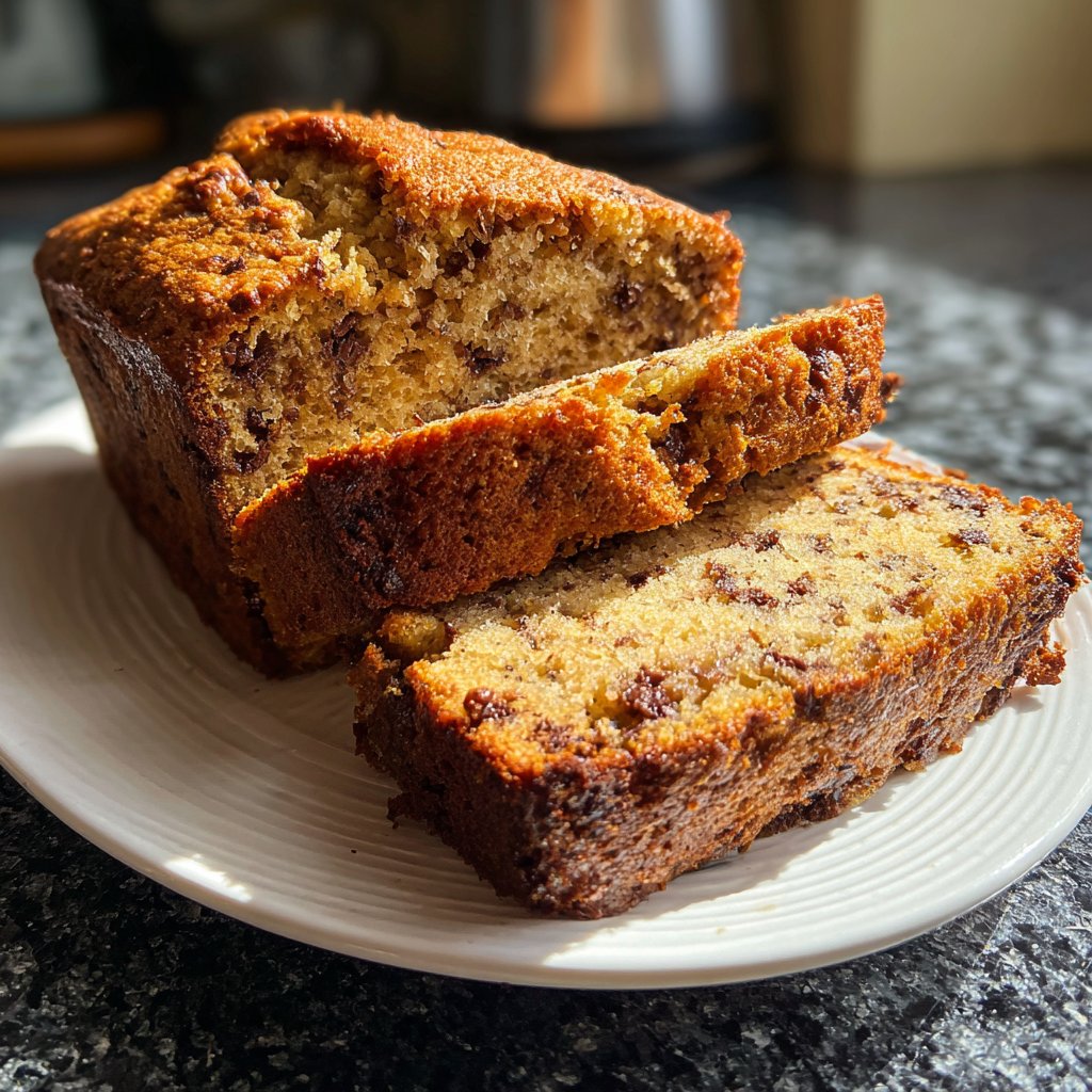 Bananenbrot mit Kakao