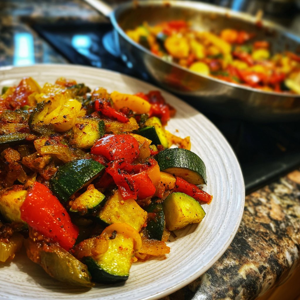 Gemüsepfanne mit Chili